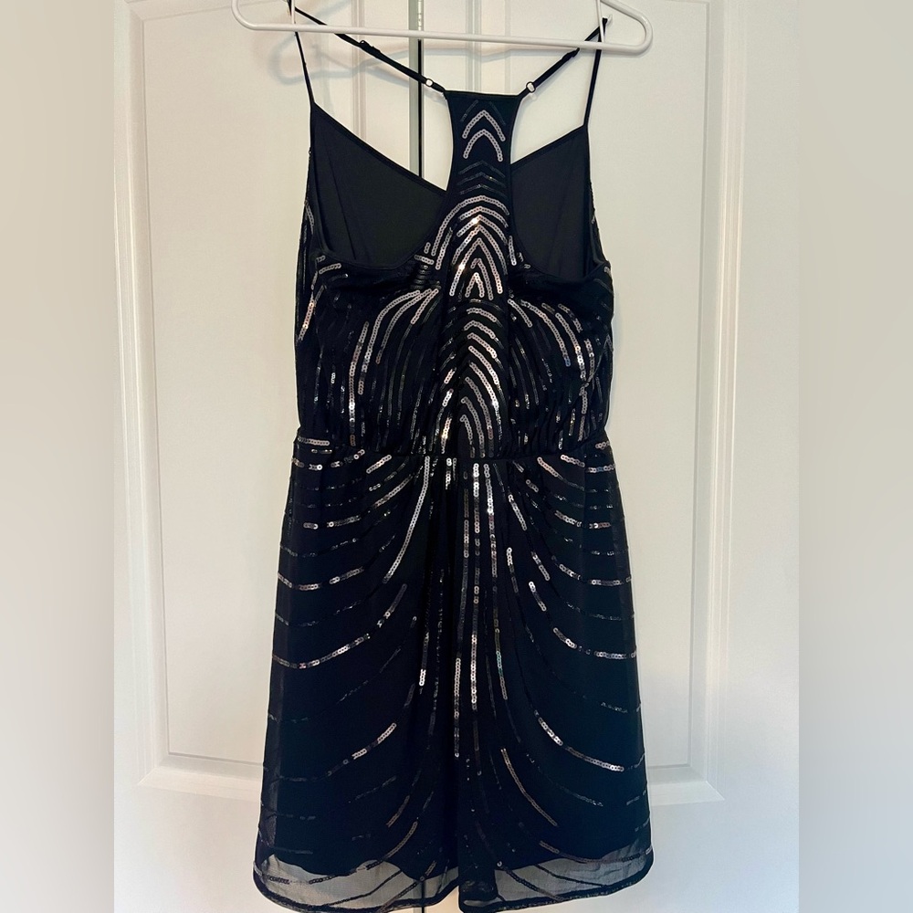 Express Sequined Racerback Dress, Size Medium, Like-New Condition - Picture 9 of 10